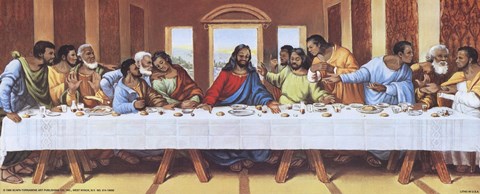 Black Last Supper Fine-Art Print by Mark Tobey at UrbanLoftArt.com
