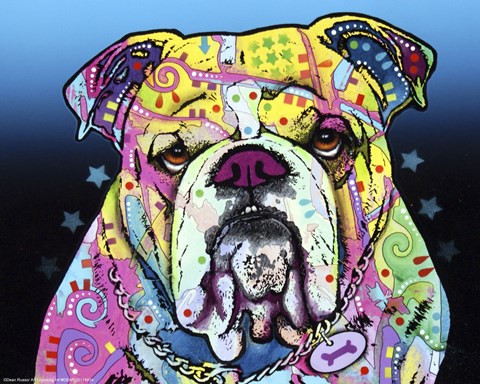 The Bulldog Fine-Art Print by Dean Russo at UrbanLoftArt.com