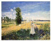 Argenteuil 10x8 In 1872 by Claude Monet Art Print
